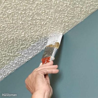 How to Paint a Popcorn Ceiling: A Journey Through Textures and Imagination