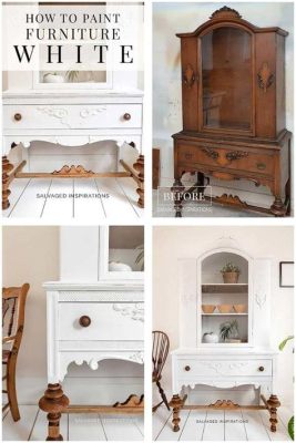 How to Paint Furniture White: A Journey Through Creativity and Chaos